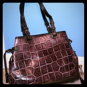 Purple dooney purse